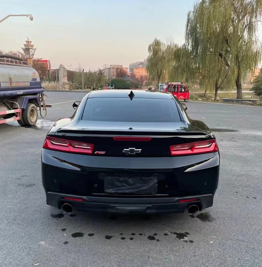 Ravoony Plus Gloss Black Car Wrap Chevrolet Camaro Wrap