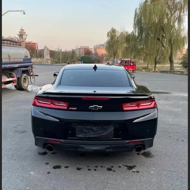 Ravoony Plus Gloss Black Car Wrap Chevrolet Camaro Wrap