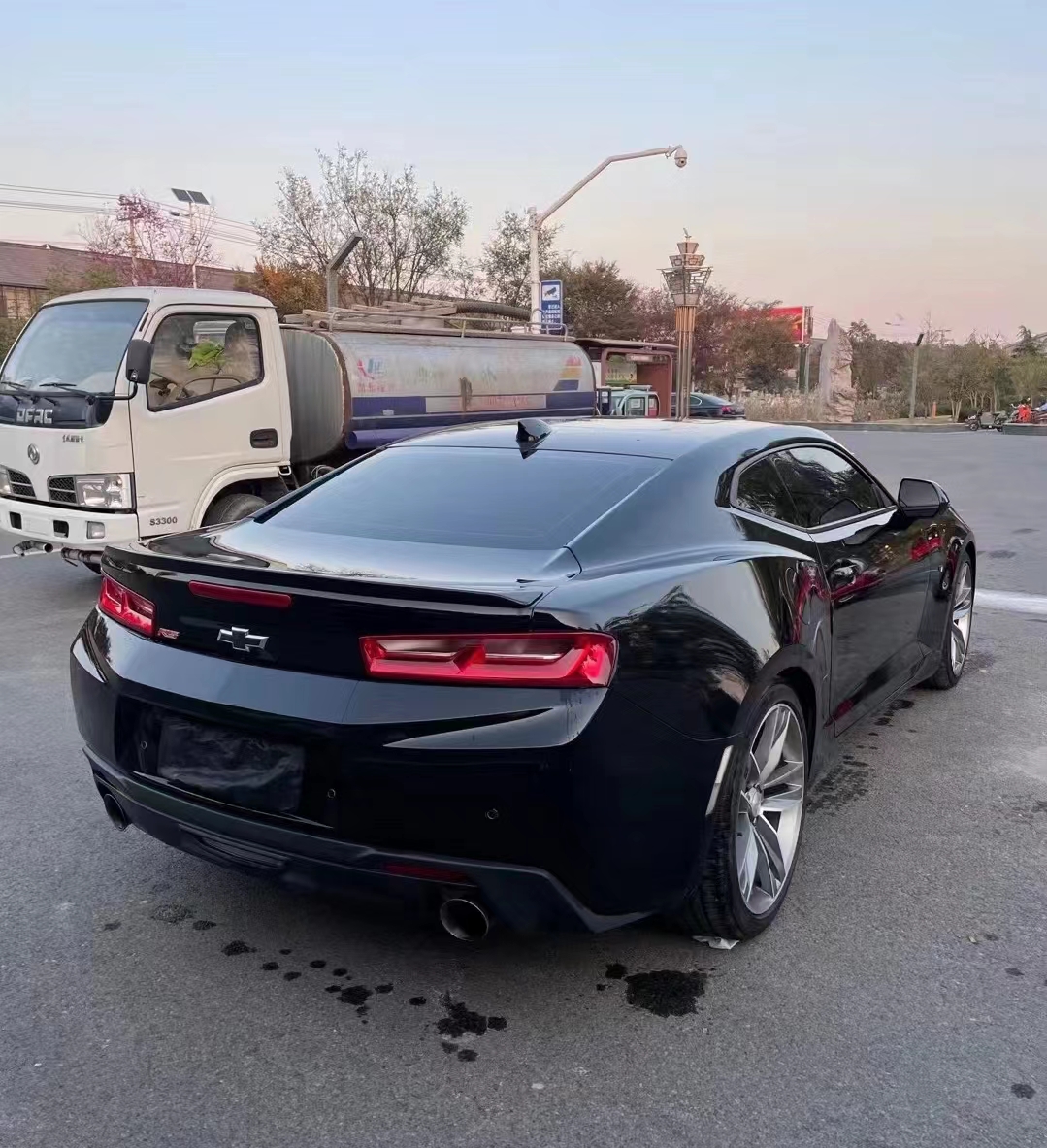 Ravoony Plus Gloss Black Car Wrap Chevrolet Camaro Wrap