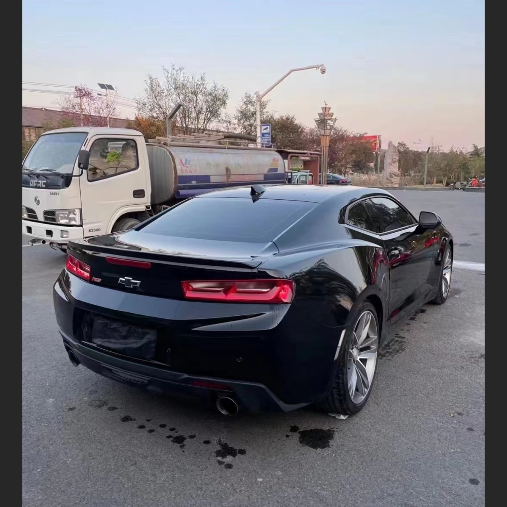 Ravoony Plus Gloss Black Car Wrap Chevrolet Camaro Wrap