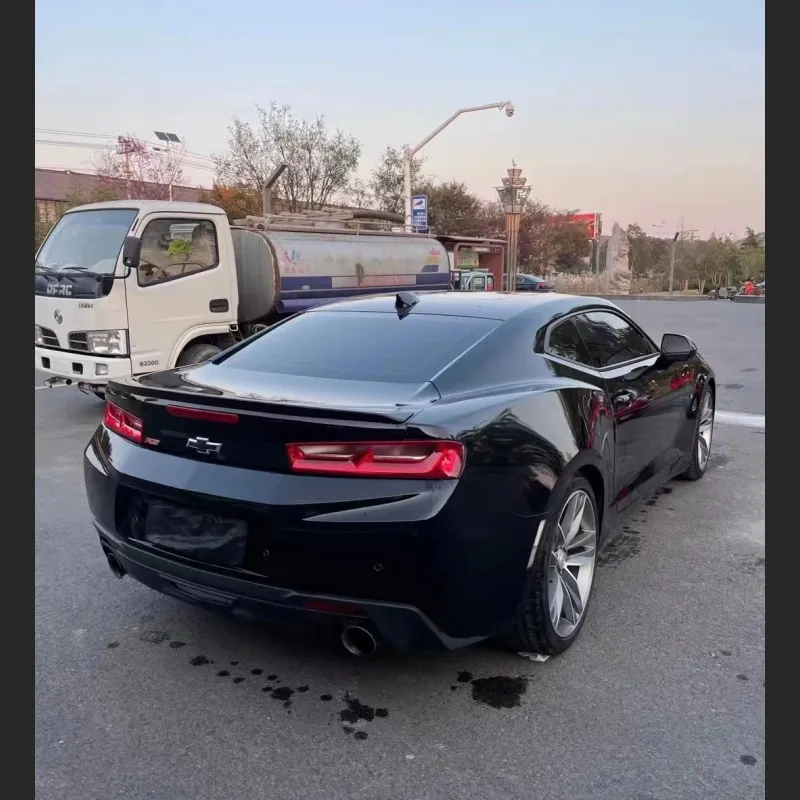 Ravoony Plus Gloss Black Car Wrap Chevrolet Camaro Wrap