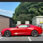 Ravoony Plus Glossy Crystal Ferrari Red Vinyl Car Wrap Chevrolet Camaro Wrap