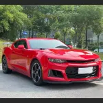 Ravoony Plus Glossy Crystal Ferrari Red Vinyl Car Wrap Chevrolet Camaro Wrap