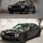  Ravoony Plus Gloss Black Car Wrap Dodge Charger Wrap
