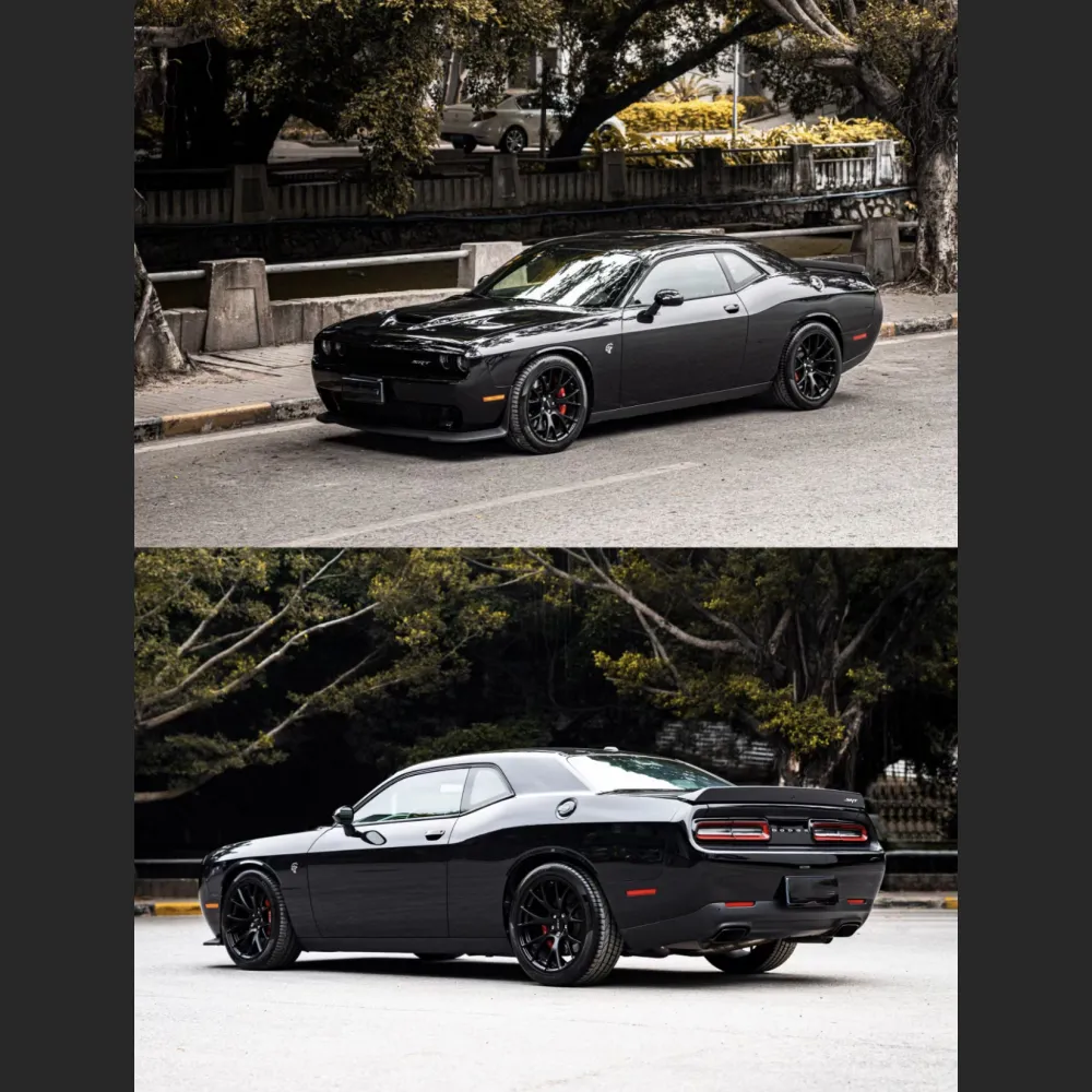  Ravoony Plus Gloss Black Car Wrap Dodge Charger Wrap