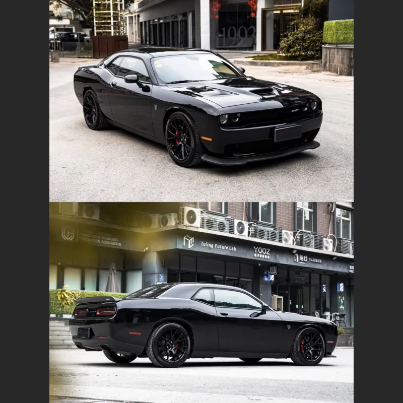  Ravoony Plus Gloss Black Car Wrap Dodge Charger Wrap