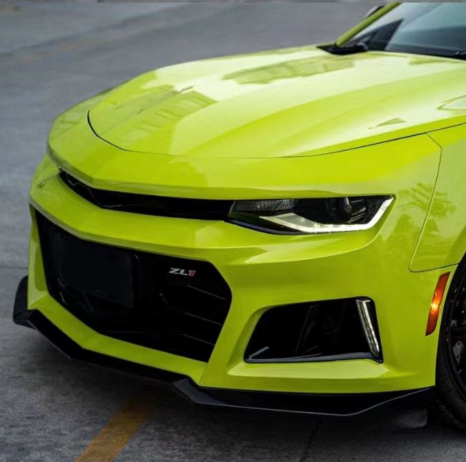 Ravoony Plus BMW Gloss São Paulo Yellow Car Vinyl Wrap Chevrolet Camaro Wrap