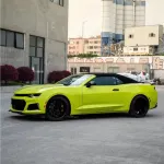 Ravoony Plus BMW Gloss São Paulo Yellow Car Vinyl Wrap Chevrolet Camaro Wrap