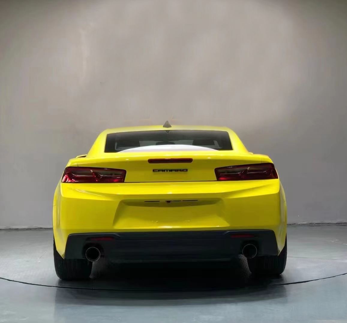 Ravoony Plus Crystal Maize Yellow Car Vinyl Wrap Chevrolet Camaro Wrap