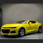 Ravoony Plus Crystal Maize Yellow Car Vinyl Wrap Chevrolet Camaro Wrap