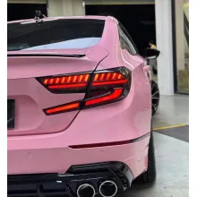 Gloss Crystal Peach Pink Car Vinyl Wrap