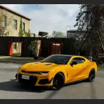 Ravoony Plus Sunflower Yellow Vinyl Wrap Chevrolet Camaro Wrap