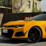 Ravoony Plus Sunflower Yellow Vinyl Wrap Chevrolet Camaro Wrap
