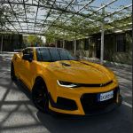 Ravoony Plus Sunflower Yellow Vinyl Wrap Chevrolet Camaro Wrap