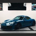 Ravoony Plus Glossy Porsche Deep Blue Car Vinyl Wrap