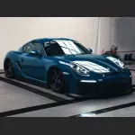 Ravoony Plus Glossy Porsche Deep Blue Car Vinyl Wrap