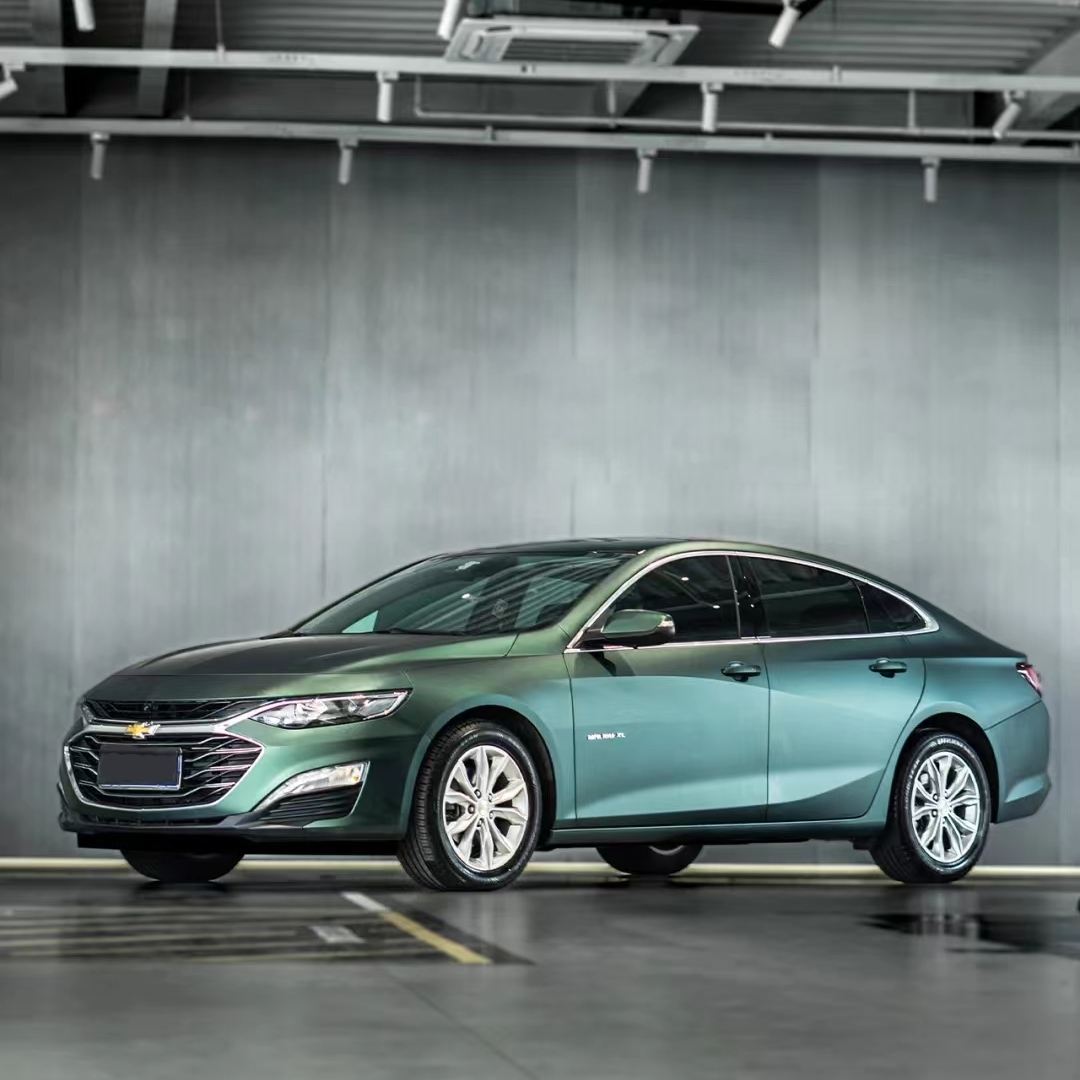 Ravoony Plus Matte Emerald Green Car Vinyl Wrap Chevy Malibu Wrap