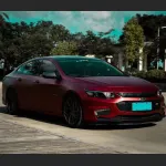 Ravoony Plus Matte Chrome Romanee Red Vinyl Car Wrap Chevy Malibu Wrap