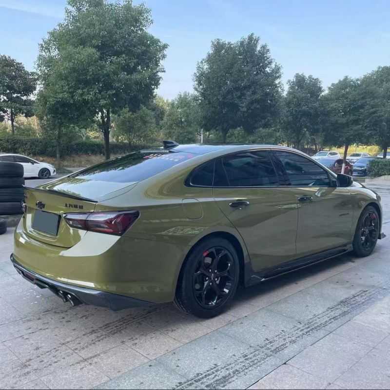 Ravoony Plus Audi Gloss Army Green Vinyl Car Wrap Chevy Malibu Wrap