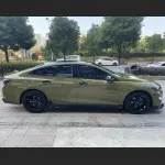Ravoony Plus Audi Gloss Army Green Vinyl Car Wrap Chevy Malibu Wrap