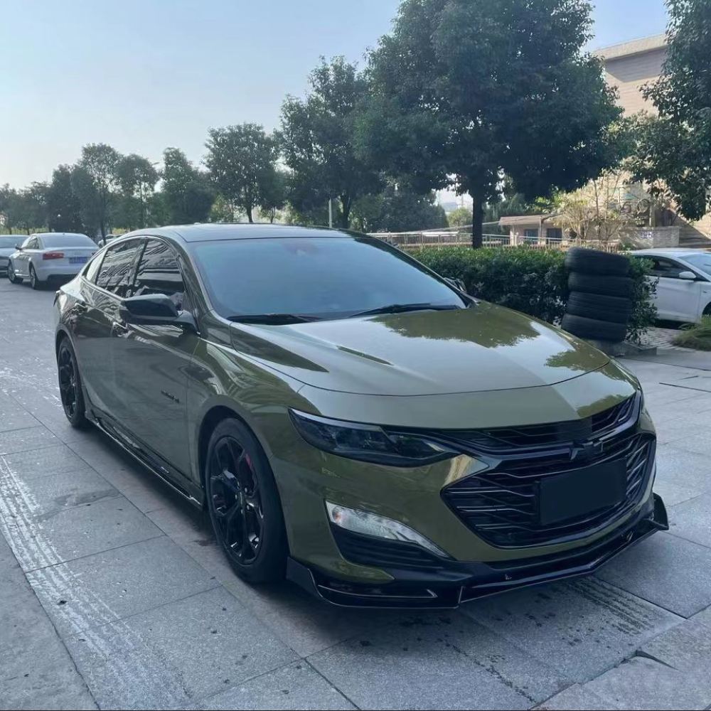 Ravoony Plus Audi Gloss Army Green Vinyl Car Wrap Chevy Malibu Wrap
