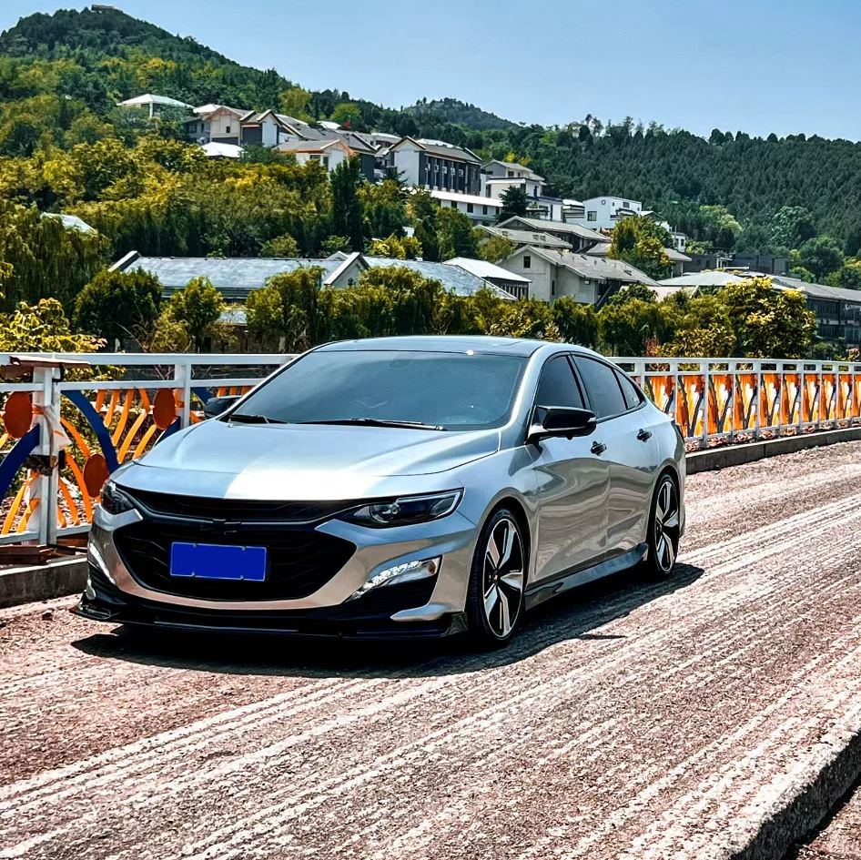 Ravoony Plus GT Silver Car Vinyl Wrap Chevy Malibu Wrap