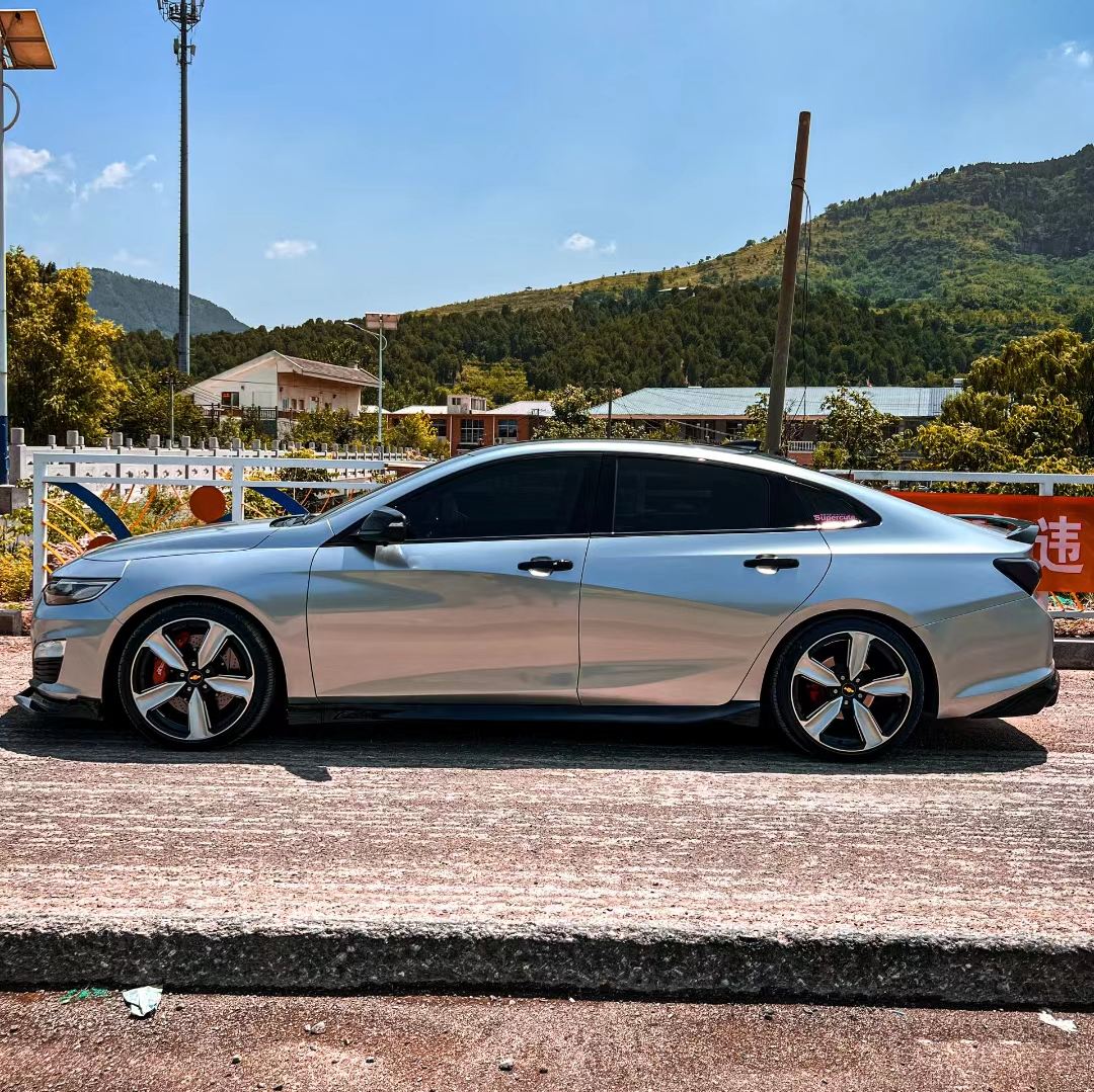 Ravoony Plus GT Silver Car Vinyl Wrap Chevy Malibu Wrap