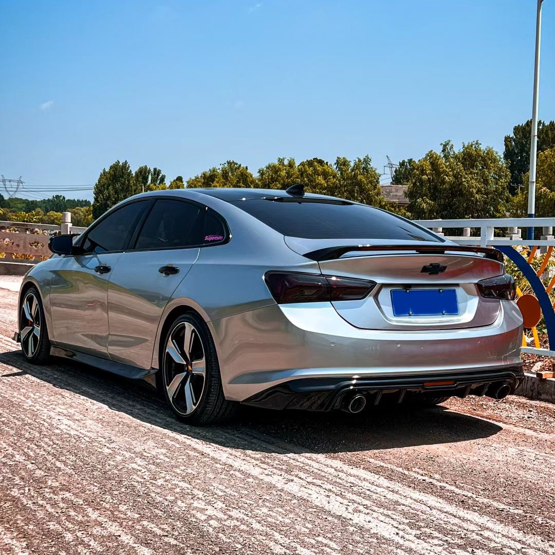 Ravoony Plus GT Silver Car Vinyl Wrap Chevy Malibu Wrap