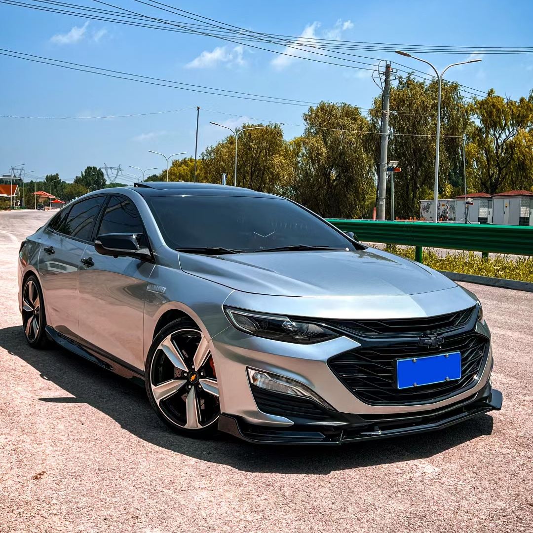 Ravoony Plus GT Silver Car Vinyl Wrap Chevy Malibu Wrap