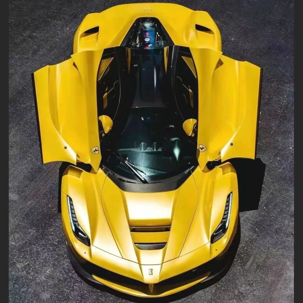 Ravoony Plus Gloss Macaron Yellow Car Vinyl Wrap