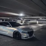 Ravoony Plus Matte Laser White Car Vinyl Wrap Dodge Challenger Wrap