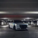Ravoony Plus Matte Laser White Car Vinyl Wrap Dodge Challenger Wrap