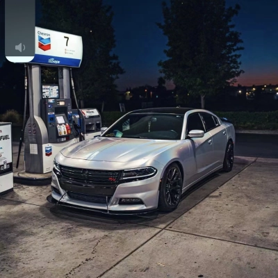 Ravoony Plus Matte Laser White Car Vinyl Wrap Dodge Challenger Wrap 02