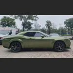 Ravoony Plus Metallic Mamba Green Car Vinyl Wrap Dodge Charger Wrap