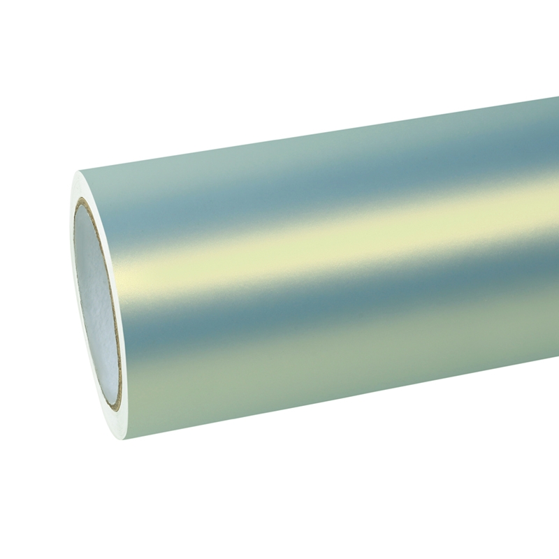 Ravoony Plus Twin Candy Green Gold Car Wrap Tesla Model 3 Wrap