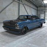 Ravoony Plus Glossy Porsche Deep Blue Car Vinyl Wrap Chevrolet Wrap Chevy Nova