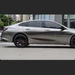 Ravoony Plus PET Metal Liquid Silver Car Vinyl Wrap Chevy Malibu Wrap