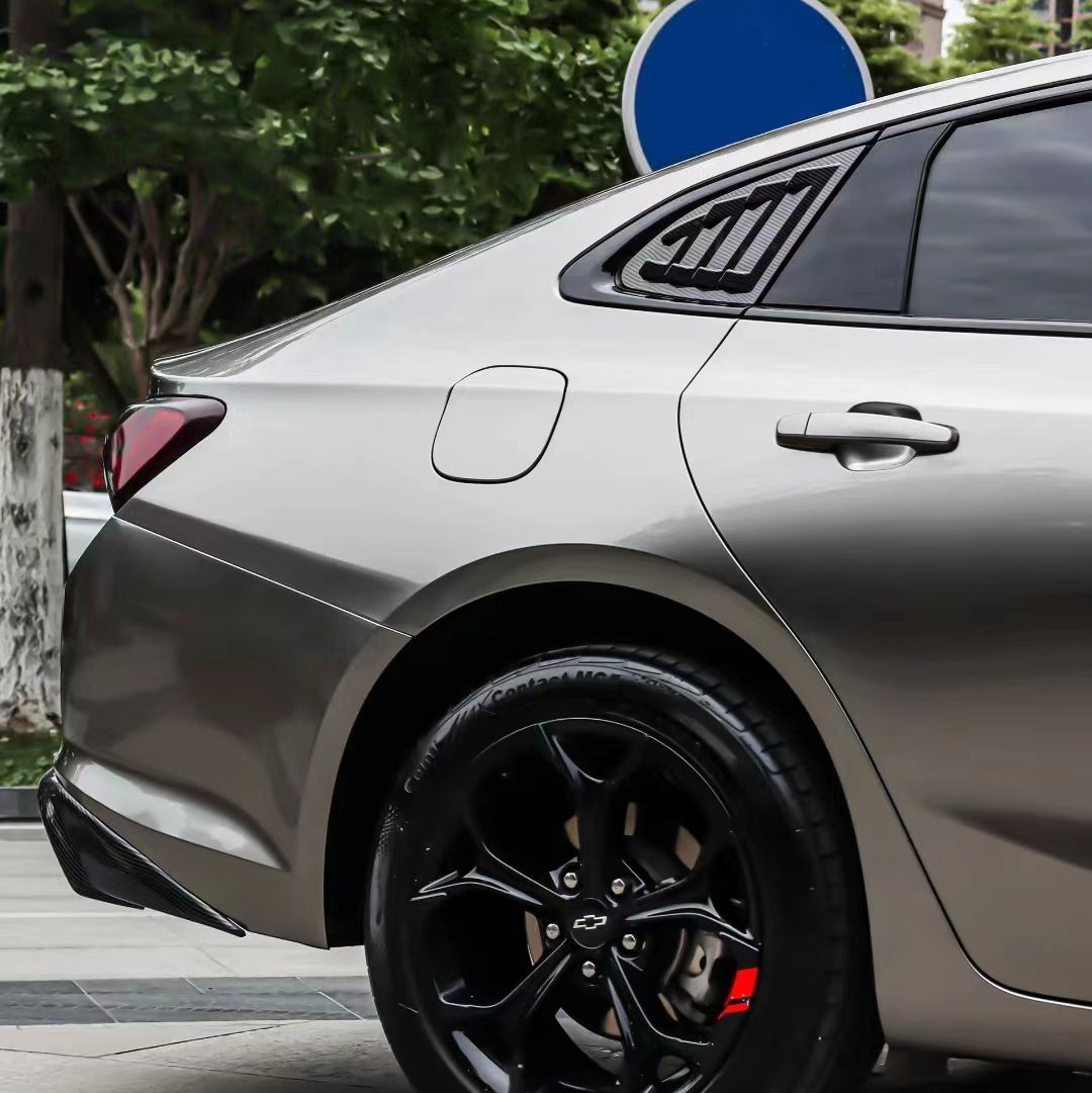 Ravoony Plus Metal Liquid Silver Car Vinyl Wrap Chevy Malibu Wrap