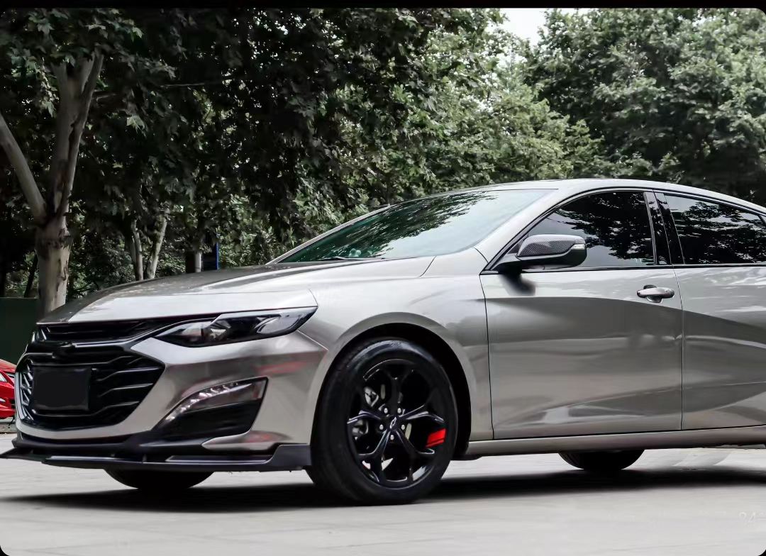 Ravoony Plus Metal Liquid Silver Car Vinyl Wrap Chevy Malibu Wrap