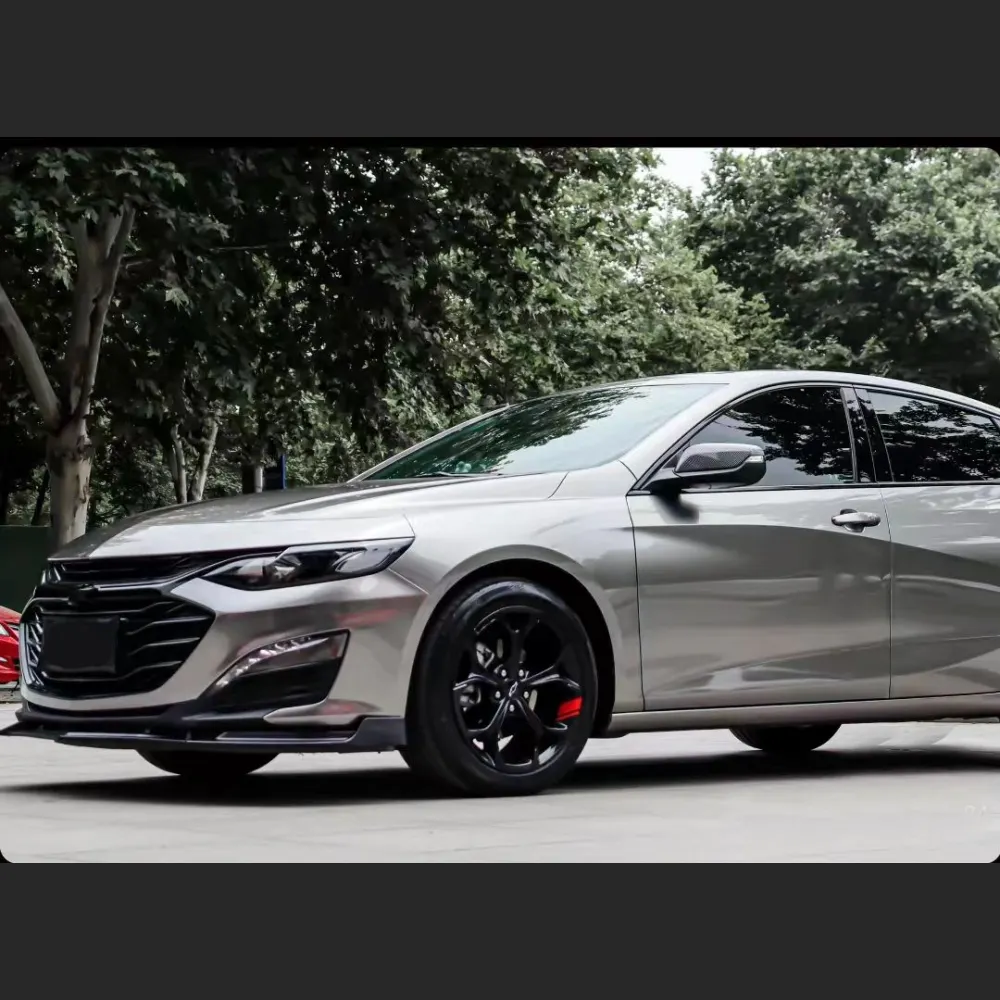 Ravoony Plus Metal Liquid Silver Car Vinyl Wrap Chevy Malibu Wrap
