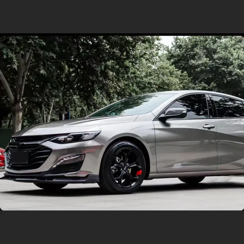 Ravoony Plus PET Metal Liquid Silver Car Vinyl Wrap Chevy Malibu Wrap