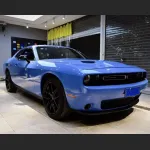 Ravoony Plus Abudhabi Blue Car Vinyl Wrap Dodge Challenger Wrap