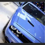 Ravoony Plus Abudhabi Blue Car Vinyl Wrap Dodge Challenger Wrap