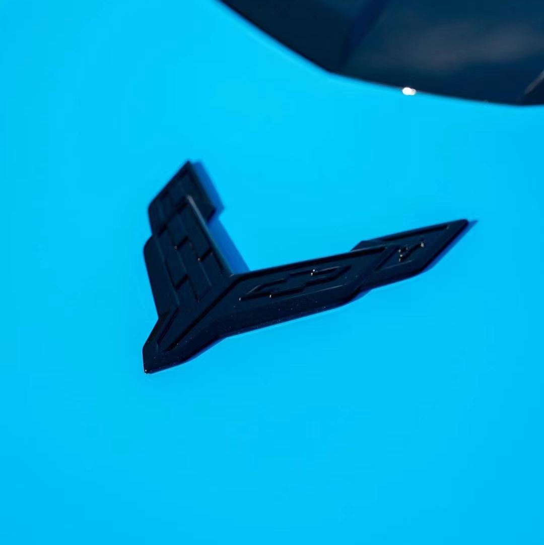 Ravoony Plus Blue Sky Car Vinyl Wrap Blue C8 Corvette Wrap