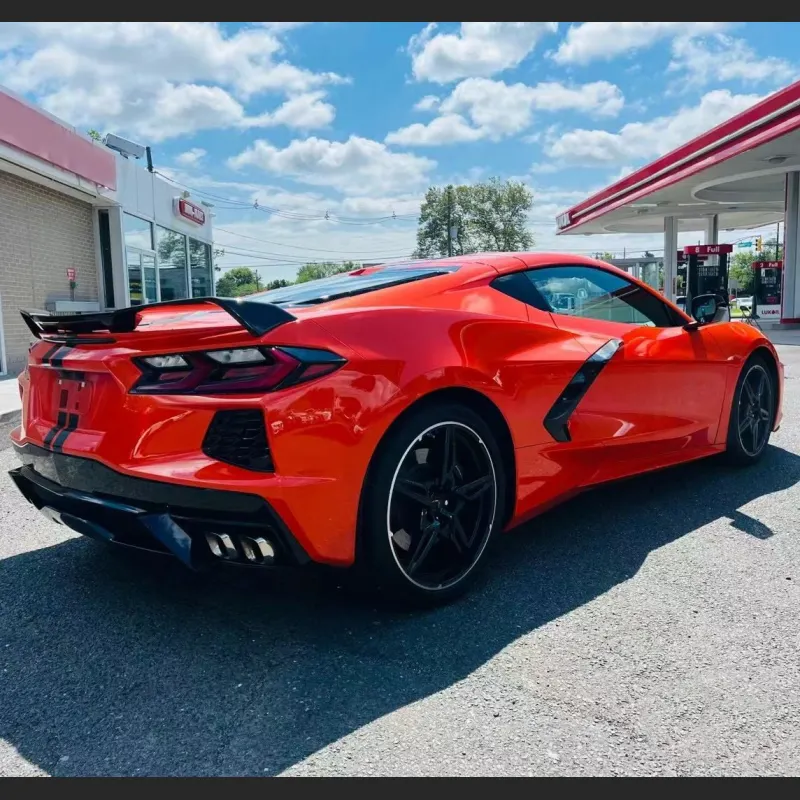 Ravoony Plus Burnt Orange Car Wrap C8 Corvette Wrap