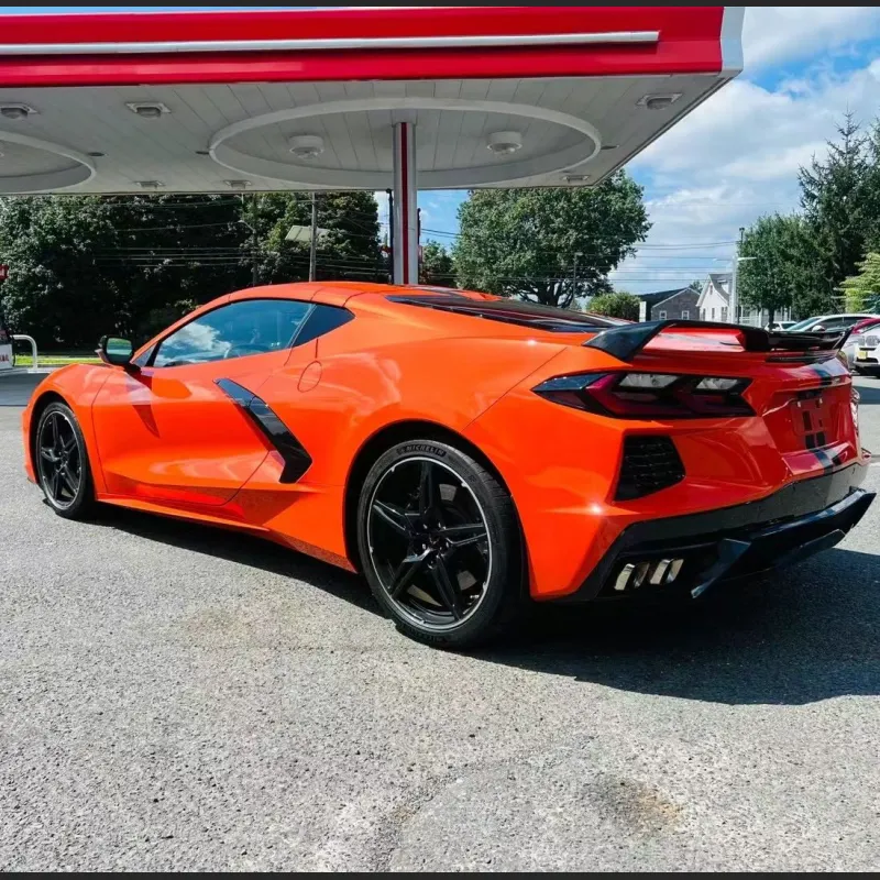 Ravoony Plus Burnt Orange Car Wrap C8 Corvette Wrap