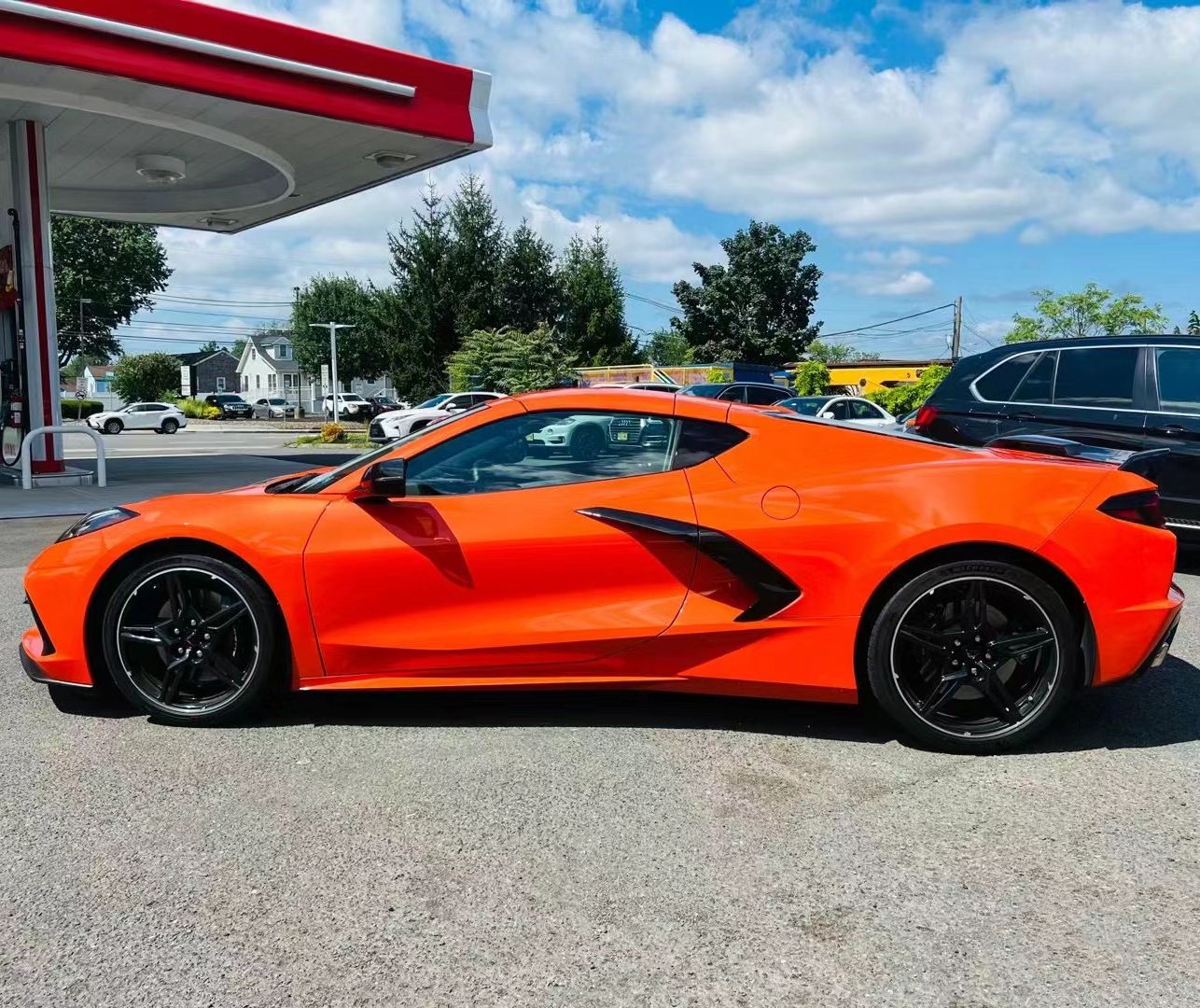 Ravoony Plus Gloss Burnt Orange Car Wrap C8 Corvette Wrap