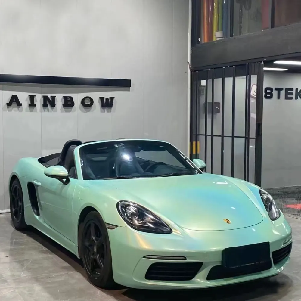   Ravoony Plus Glossy Laser Tiffany Car Vinyl Wrap