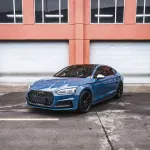 Ravoony Plus Porsche Gloss Neptune Blue Vinyl Car Wrap