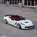 Ravoony Plus Gloss White Car Wrap C7 Corvette Wrap